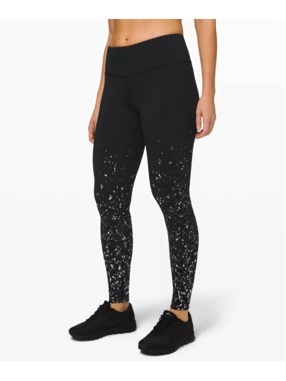 Lululemon Speed Wunder Speckle Shine Leggings Size 12